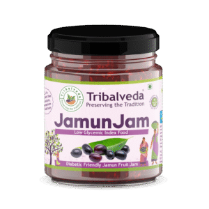 Made from handpicked Jamun fruits known for their low glycemic index, our jam is a deliciously guilt-free treat that supports a healthy lifestyle. Buy Now